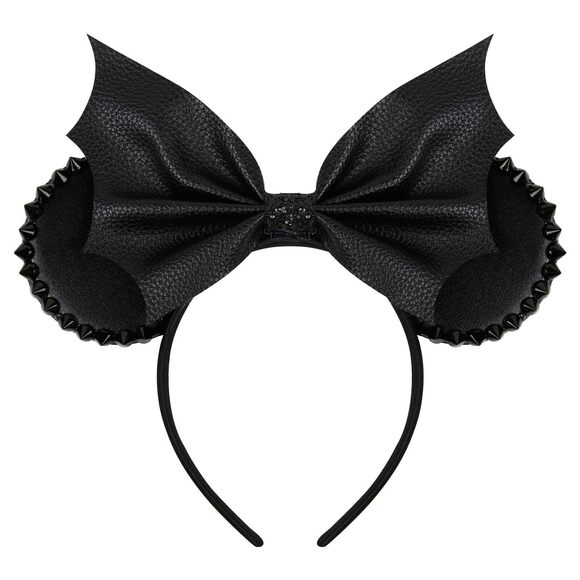 Accessories - 7163 Halloween Mouse Ears Headbands Black Bat Mouse ear Headband Cute Mouse